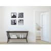 imageWieco Art Architectures Modern 4 Panels Giclee Canvas Prints Europe Buildings Black and White Landscape Pictures Paintings on Canvas Wall Art Ready to Hang for Bedroom Home Office Decorations12x12inchx4pcs 30x30cmx4pcs