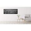 imageWieco Art Framed Wall Art Chicago City Center Skyline Black and White Wall Decor Canvas Prints Modern Cityscape Wall Decorations for Living Room Pictures for Bedroom DecorationsChicago with Black Frame