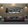 imageWieco Art Large Brooklyn Bridge Night View Modern Giclee Canvas Prints Artwork Landscape Pictures to Photo Paintings on Stretched and Framed Canvas Wall Art for Home Decorations24L x 14W
