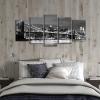 imageWieco Art Large Brooklyn Bridge Night View Modern Giclee Canvas Prints Artwork Landscape Pictures to Photo Paintings on Stretched and Framed Canvas Wall Art for Home Decorations10x16x2pcs 10x20x2pcs 10x24x1pc