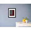 imageWieco Art Quotes Wall Art Inspirational Canvas Print Motivation Classroom Decor With Black Picture Frame and Real Glass Made to Display 8x10quot with Mat or 11x14quot Photos Without Mat for Home Office Wall DecorationBLACKTHINK