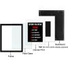 imageWieco Art Quotes Wall Art Inspirational Canvas Print Motivation Classroom Decor With Black Picture Frame and Real Glass Made to Display 8x10quot with Mat or 11x14quot Photos Without Mat for Home Office Wall DecorationBLACKW0021