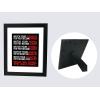 imageWieco Art Quotes Wall Art Inspirational Canvas Print Motivation Classroom Decor With Black Picture Frame and Real Glass Made to Display 8x10quot with Mat or 11x14quot Photos Without Mat for Home Office Wall DecorationBLACKTHINK