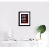 imageWieco Art Quotes Wall Art Inspirational Canvas Print Motivation Classroom Decor With Black Picture Frame and Real Glass Made to Display 8x10quot with Mat or 11x14quot Photos Without Mat for Home Office Wall DecorationBLACKTHINK