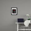 imageWieco Art Quotes Wall Art Inspirational Canvas Print Motivation Classroom Decor With Black Picture Frame and Real Glass Made to Display 8x10quot with Mat or 11x14quot Photos Without Mat for Home Office Wall DecorationBLACKW002