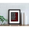 imageWieco Art Quotes Wall Art Inspirational Canvas Print Motivation Classroom Decor With Black Picture Frame and Real Glass Made to Display 8x10quot with Mat or 11x14quot Photos Without Mat for Home Office Wall DecorationBLACKTHINK