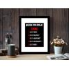 imageWieco Art Quotes Wall Art Inspirational Canvas Print Motivation Classroom Decor With Black Picture Frame and Real Glass Made to Display 8x10quot with Mat or 11x14quot Photos Without Mat for Home Office Wall DecorationBLACKW002