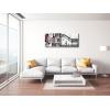 imageWieco Art Virtual Bundles Abstract Canvas Prints Wall Art Banksy Life is BeautifulGrafitti Girl with Red Balloon Large Stretched and Framed Grey Impressionist Pictures for Home Office Decor