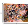 imageWieco Art Virtual Bundles Canvas Prints Composition VIIYellowRedBlue 1925 by Wassily Kandinsky Classic Art Reproductions Canvas Wall Art for Home Decoration