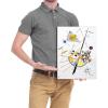 imageWieco Art Virtual Bundles Canvas Prints Delicate Tension 85Gewebe 1923 by Wassily Kandinsky Classic Art Reproductions Canvas Wall Art for Home Decoration