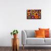 imageWieco Art Virtual Bundles Canvas Prints Squares with Concentric Circles Dull Red1927 by Wassily Kandinsky Classic Art Reproductions Canvas Wall Art for Home Decoration