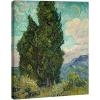 imageWieco Art Virtual Bundles Canvas Wall Art Tropical ForestBattling Tiger and Buffalo Henri Rousseau Cypresses Canvas Prints Wall Art by Van Gogh Famous Oil Paintings Reproduction Abstract Forest