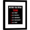 imageWieco Art Quotes Wall Art Inspirational Canvas Print Motivation Classroom Decor With Black Picture Frame and Real Glass Made to Display 8x10quot with Mat or 11x14quot Photos Without Mat for Home Office Wall DecorationBLACKW002
