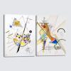 imageWieco Art Virtual Bundles Canvas Prints Delicate Tension 85Gewebe 1923 by Wassily Kandinsky Classic Art Reproductions Canvas Wall Art for Home Decoration