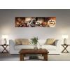 imageWieco Art Black Framed 4 Panels Canvas Wall Art Coffee Bean Kitchen Canvas Prints Wall Art for Living Room Decor Bedroom Home Bathroom Wall Decor20x20inchx4pc 50x50cmx4pc