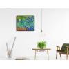 imageWieco Art Black Framed Wall Art Irises by Van Gogh Famous Flowers Oil Paintings Reproduction Canvas Prints Modern Canvas Prints Artwork Pictures on Canvas Wall Art for Wall Decor