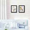imageWieco Art Canvas Wall Art Delicate Tension 85 and Gewebe by Wassily Kandinsky Classic Art Reproductions With Black Picture Frame and Real Glass or photos 5x7 with Mat or 8x10 Without Mat Set of 2Kandinsky1