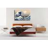 imageWieco Art Extra Large Black Framed Art Great Wave of Kanagawa Katsushika Hokusai Canvas Prints Wall Art Abstract Seascape Paintings for Living Room Home Decorations48L x 32W