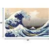 imageWieco Art Extra Large Black Framed Art Great Wave of Kanagawa Katsushika Hokusai Canvas Prints Wall Art Abstract Seascape Paintings for Living Room Home Decorations48L x 32W