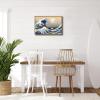 imageWieco Art Extra Large Black Framed Art Great Wave of Kanagawa Katsushika Hokusai Canvas Prints Wall Art Abstract Seascape Paintings for Living Room Home Decorations24L x 16W
