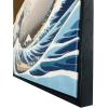 imageWieco Art Extra Large Black Framed Art Great Wave of Kanagawa Katsushika Hokusai Canvas Prints Wall Art Abstract Seascape Paintings for Living Room Home Decorations36L x 24W