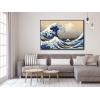 imageWieco Art Extra Large Black Framed Art Great Wave of Kanagawa Katsushika Hokusai Canvas Prints Wall Art Abstract Seascape Paintings for Living Room Home Decorations483L x 33W