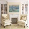 imageWieco Art Extra Large Black Framed Art Impression Sunrise of Claude Monet Famous Paintings Reproduction Seascape Artwork Pictures on Canvas Wall Art for Home Decorations Black32L x 24W