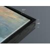 imageWieco Art Extra Large Black Framed Art Impression Sunrise of Claude Monet Famous Paintings Reproduction Seascape Artwork Pictures on Canvas Wall Art for Home Decorations Black328L x 328W