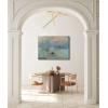 imageWieco Art Extra Large Black Framed Art Impression Sunrise of Claude Monet Famous Paintings Reproduction Seascape Artwork Pictures on Canvas Wall Art for Home Decorations Black32L x 24W