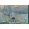 imageWieco Art Extra Large Black Framed Art Impression Sunrise of Claude Monet Famous Paintings Reproduction Seascape Artwork Pictures on Canvas Wall Art for Home Decorations Black483L x 324W