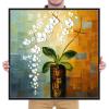 imageWieco Art Framed Art Beauty of Life 100 HandPainted Modern Artwork Abstract Floral Oil Paintings on Canvas Wall Art for Home Decorations Wall Decor Stretched with Black FrameBlack Frame