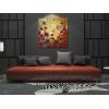 imageWieco Art Framed Art Dragonfly Floral Oil Paintings on Canvas Wall Art for Bedroom Home Decorations Modern 100 Hand Painted Stretched Abstract Flowers Artwork with Black Frame32L x 32W