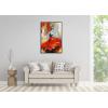 imageWieco Art Framed Art Flying Skirt Modern Artwork Abstract Dancing People Oil Paintings on Canvas Wall Art for Home Decorations Wall Decor Stretched with Black FrameFramed