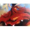 imageWieco Art Framed Art Flying Skirt Modern Artwork Abstract Dancing People Oil Paintings on Canvas Wall Art for Home Decorations Wall Decor Stretched with Black FrameGallery Wrapped