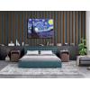imageWieco Art Framed Art Giclee Canvas Prints of Starry Night by Vincent Van Gogh Paintings Reproduction PostImpressionism Artwork Framed Wall Art for Living Room Home DecorationsGallery Wrapped