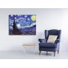 imageWieco Art Framed Art Giclee Canvas Prints of Starry Night by Vincent Van Gogh Paintings Reproduction PostImpressionism Artwork Framed Wall Art for Living Room Home DecorationsGallery Wrapped