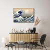 imageWieco Art Framed Art Great Wave of Kanagawa Katsushika Hokusai Giclee Canvas Prints Wall Art Large Abstract Seascape Paintings for Home Living Room Decorations