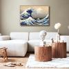 imageWieco Art Framed Art Great Wave of Kanagawa Katsushika Hokusai Giclee Canvas Prints Wall Art Large Abstract Seascape Paintings for Home Living Room Decorations