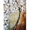 imageWieco Art Framed Art Morning Glory Modern Abstract White Flowers Oil Paintings on Canvas Wall Art Floral Artwork for Living Room Bedroom Home Office Decorations Wall Decor24L x 24W