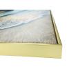 imageWieco Art Framed Art Sea Waves Canvas Prints Wall Art Abstract Seascape Paintings for Living Room Home Decorations Large Framed Canvas Art Sea Artwork Golden Frame