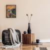 imageWieco Art Framed Art The Scream by Edward Munch Famous Paintings Reproduction Abstract Canvas Prints Artwork for Wall Decor Modern Canvas Wall Art for Home ampamp office Decoration17L x 13W