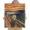 imageWieco Art Framed Art The Scream by Edward Munch Famous Paintings Reproduction Abstract Canvas Prints Artwork for Wall Decor Modern Canvas Wall Art for Home ampamp office Decoration24L x 20W