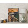 imageWieco Art Framed Art The Scream by Edward Munch Famous Paintings Reproduction Abstract Canvas Prints Artwork for Wall Decor Modern Canvas Wall Art for Home ampamp office Decoration17L x 13W
