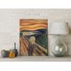 imageWieco Art Framed Art The Scream by Edward Munch Famous Paintings Reproduction Abstract Canvas Prints Artwork for Wall Decor Modern Canvas Wall Art for Home ampamp office Decoration16L x 12W