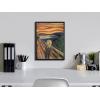 imageWieco Art Framed Art The Scream by Edward Munch Famous Paintings Reproduction Abstract Canvas Prints Artwork for Wall Decor Modern Canvas Wall Art for Home ampamp office Decoration17L x 13W