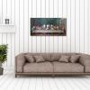 imageWieco Art Framed Canvas Prints Wall Art the Last Supper by Leonardo Da Vinci Classic Art Reproductions Jesus Canvas Wall Art for Home Decoration32x16inchx1pc80x40cmx1pc