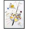 imageWieco Art Framed Canvas Wall Art Gewebe 1923 by Wassily Kandinsky Classic Famous Abstract Paintings Reproductions Canvas Wall Art for Home DecorationArtwork5