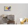imageWieco Art Framed Canvas Wall Art Gewebe 1923 by Wassily Kandinsky Classic Famous Abstract Paintings Reproductions Canvas Wall Art for Home DecorationArtwork6