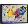 imageWieco Art Framed Canvas Wall Art Gewebe 1923 by Wassily Kandinsky Classic Famous Abstract Paintings Reproductions Canvas Wall Art for Home DecorationArtwork6