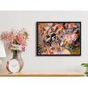 imageWieco Art Framed Canvas Wall Art Gewebe 1923 by Wassily Kandinsky Classic Famous Abstract Paintings Reproductions Canvas Wall Art for Home DecorationArtwork8